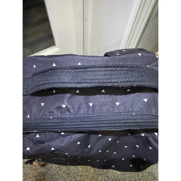 Petunia Pickle Bottom Axis Geometric Print‎ Diaper Backpack Black - Image 4
