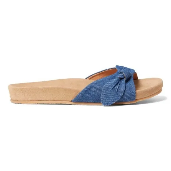 Jack Rogers Dorothy Bow‎ Slip On Footbed Sandals Size 10 - Image 2