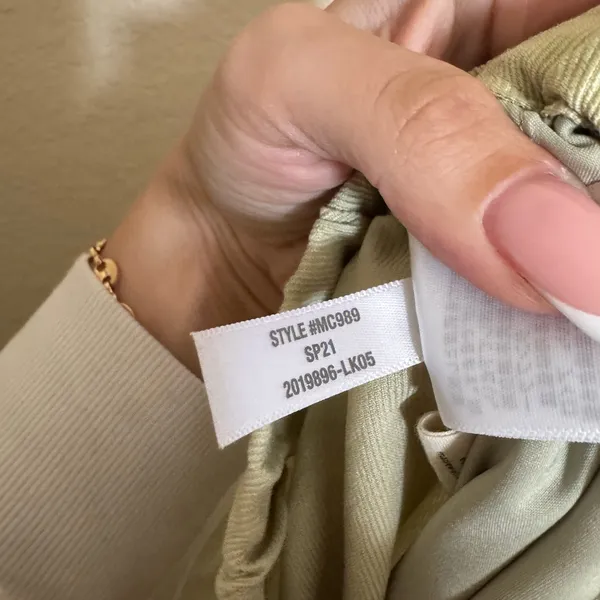 Madewell Tapered Huston Pull-On Crop Pants Sz‎ Medium Faded Seagrass - Image 9