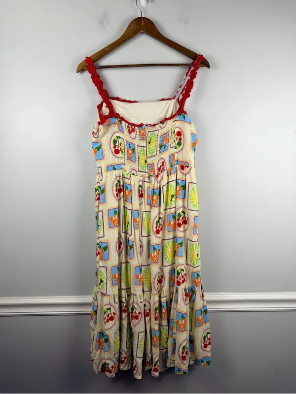 Disney Her Universe Dress Womens Minnie Mouse Icon Summer Fruits size large midi - Image 7