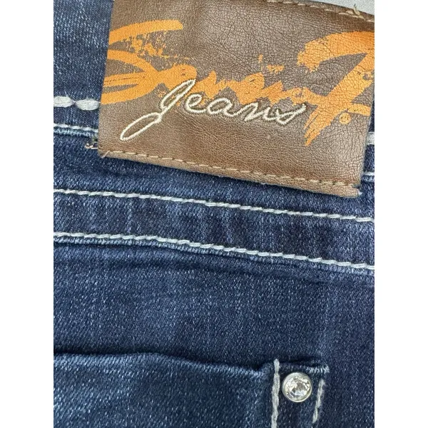 Vintage Seven For All Mankind Skinny Jeans Women's 10 Blue Denim Y2K EUC - Image 10