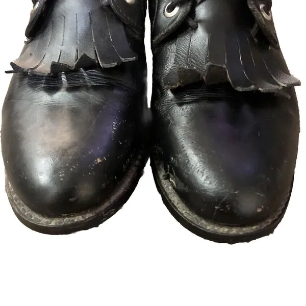 Circle A Paddock Boots Womens 5 1/2 M Black Leather Riding Equestrian - Image 12
