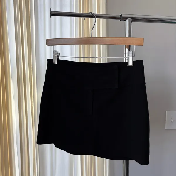 Vintage 90s Charlotte Russe Y2K Mini Skirt Large Office Siren Low Rise Boho Glam - Image 15