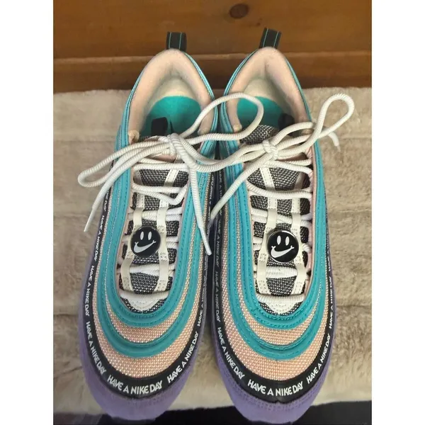 Nike Womans Air Max 97 'Have A Nike Day' sneakers Sz 8.5 BQ9130-500 - Image 6