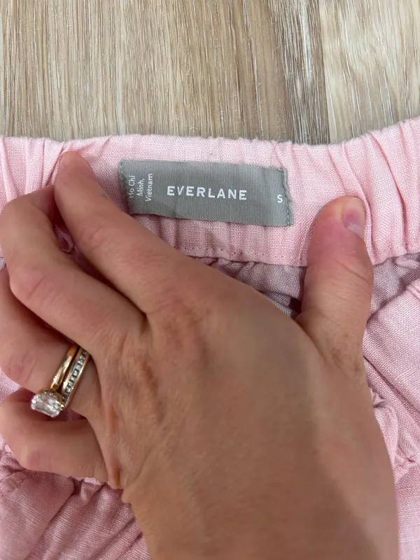 Everlane pink linen set - Image 7