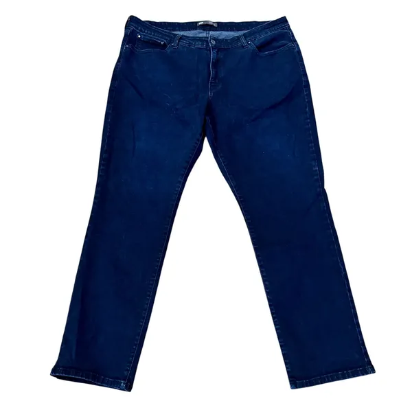 Levi's 512 Skinny Jeans Dark Wash Stretch Denim Classic Style Size‎ 24 - Image 8