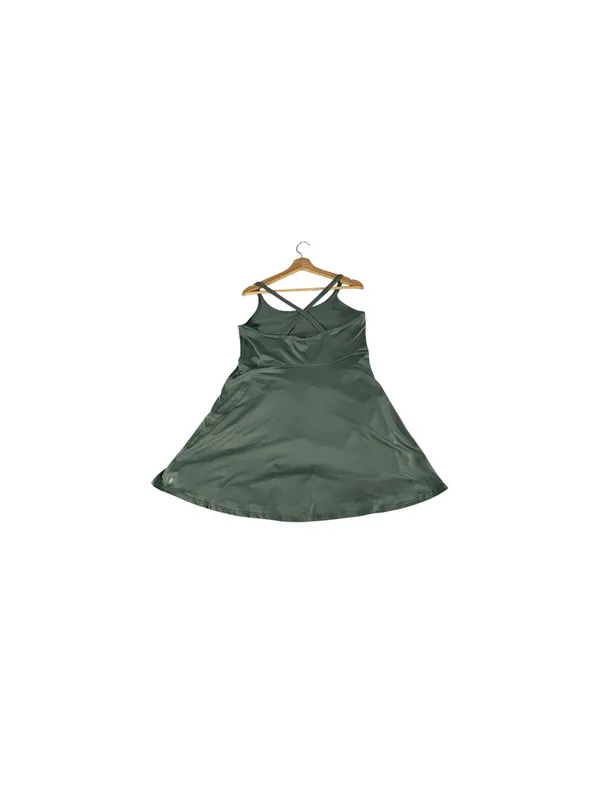 Z by Zella Outscore 2.0 Active Dress Green Built In Shorts Tennis Pickleball L - Image 4