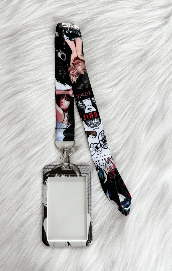 Tomie Junji Ito lanyard with Id/ card holder - Image 3