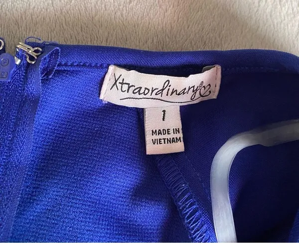 Xtraordinary blue prom mini dress - Image 5