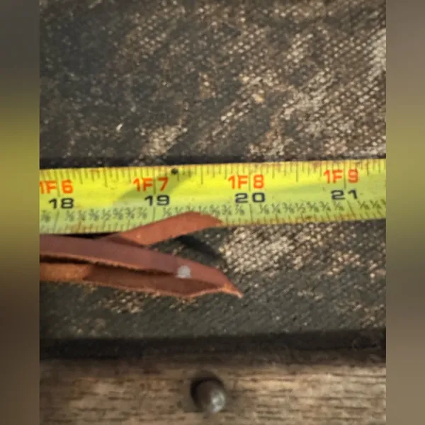 Vintage Express Leather Tie Belt Large - Image 4