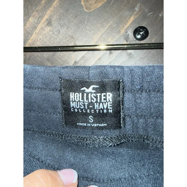 Hollister Must Have Collection High Rise Cut Off Sweat Shorts‎ Women's Size S - Image 2