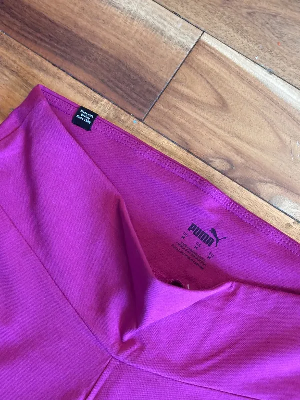 Puma Women's Essentials Straight Leg Full-Length Pink Pants - Image 5