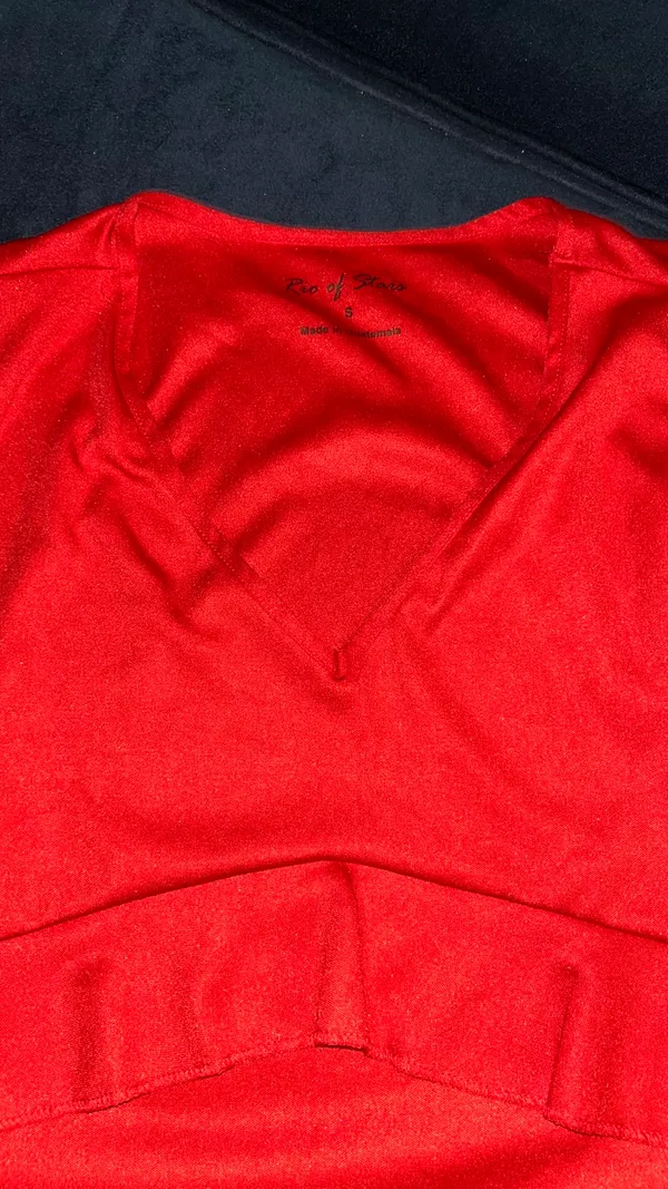 Red Ruffle Top - Image 3
