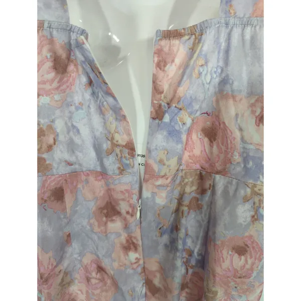 Cider Illusion Multicolor Floral‎ Ruched Midi Dress SMALL NWT Cocktail Party - Image 9
