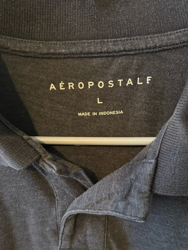 Aeropostale Navy A87 Polo Shirt - Image 5