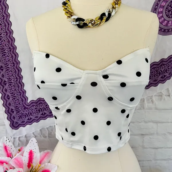 Boutique Polka For Bustier Top - Image 2