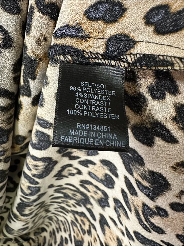 NWT WAYF Leopard Print Sleeveless Mini Dress - Image 5