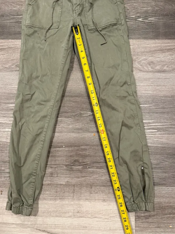 American Eagle Jogger Pants Womens 6 Olive Green Utility Stretch Drawstring - Image 8