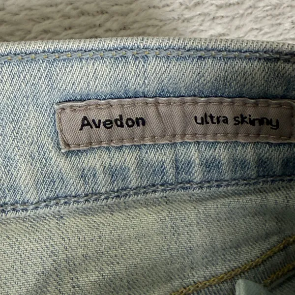 Citizens of Humanity Avedon Ultra Skinny Jeans Light Wash Blue Size 25 Low Rise - Image 5