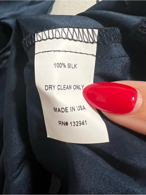 NEW NWT Amanda Uprichard X Revolve Kaye Cutout 100% Silk Mini Dress In Ink Navy - Image 11