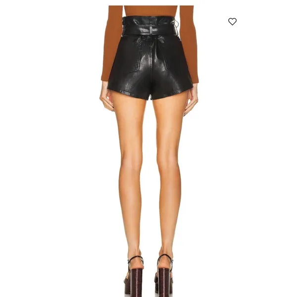 Marissa Webb Dixon Paper Bag Lamb's Leather Short size 2 - Image 9