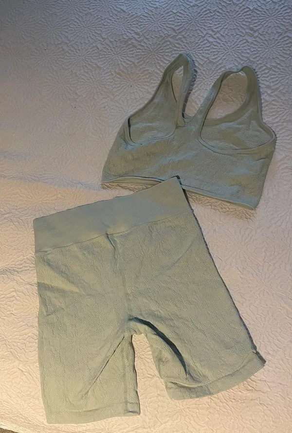 Aerie Biker Shorts and Bra Set - Image 2