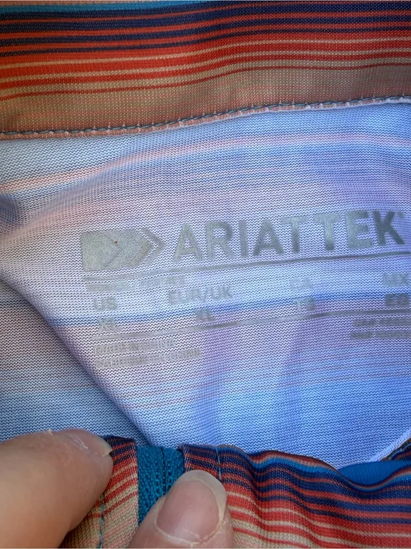 Ariat Tek Laguna 1/4 Zip Long sleeve top women's XL lightweight wicking - Image 4