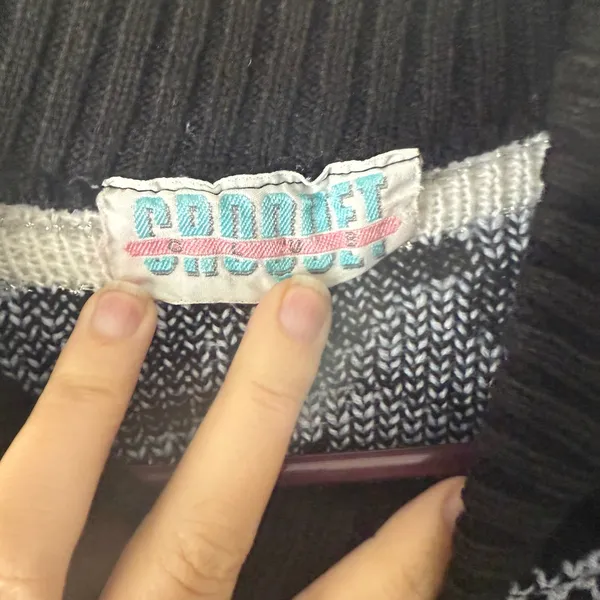 Vintage 80s Point South Fair Isle Acrylic Sweater Pullover Small Snow Ski‎ - Image 9