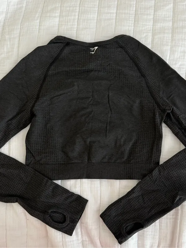 Gymshark Vital Seamless Long Sleeve Cropped - Image 4