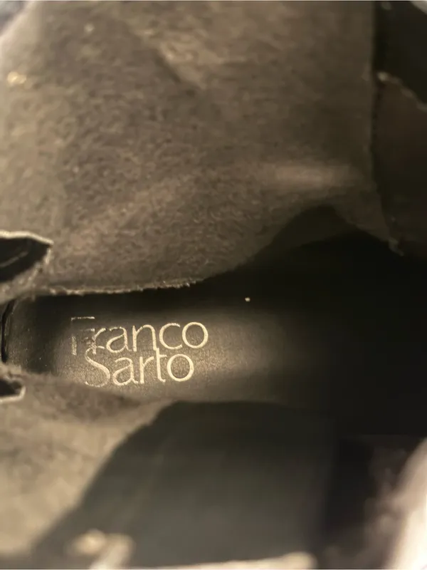 Franco Sarto Karlita Black Side Zip Ankle Booties Size 9.5M - Image 5