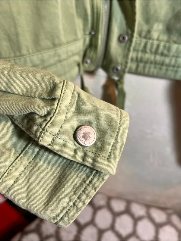Blank NYC Sage Green Utility Jacket with Drawstring - Image 8