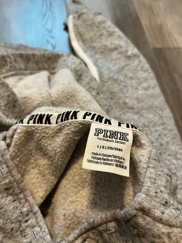 Victoria’s Secret PINK Bling Lace Up Rose Hoodie - Image 4