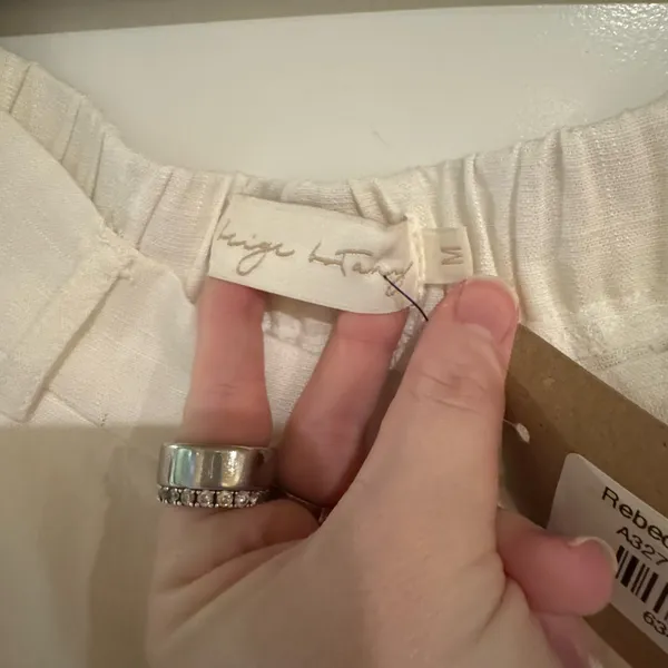 beige botany boutique linen pants White Size M - Image 4