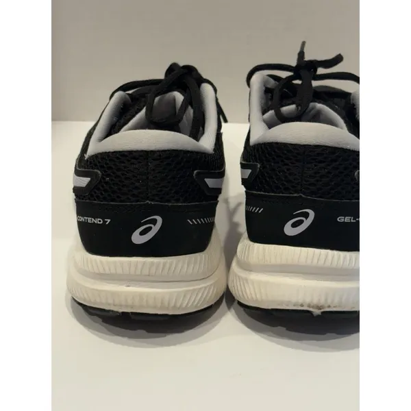 Asics Gel Contend 7 Women's Black White Running Sneakers Size 8.5! - Image 6