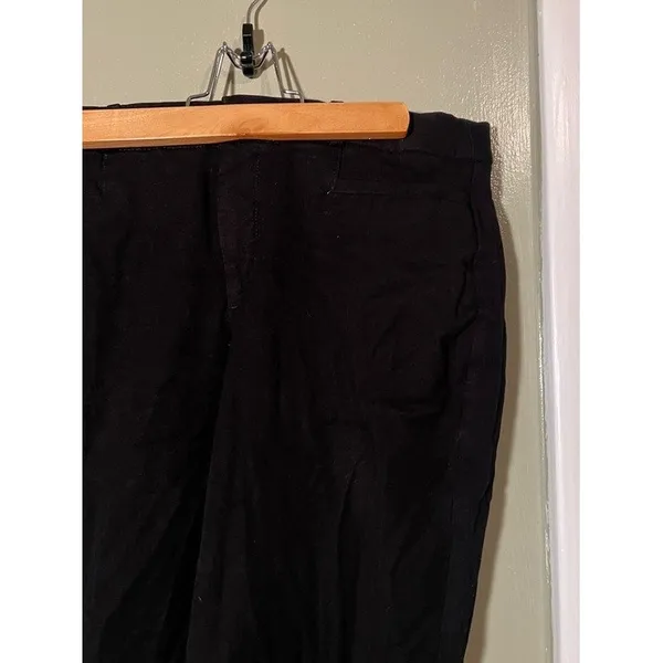 Banana Republic Women's Size 10 Sloan Pant Curvy Fit Black Mid-Rise Stretch - Image 6