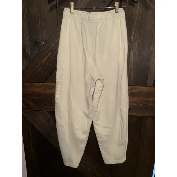 Nike Sportswear Women's XS Cargo Workout Beige‎ Tan Pants Sweatpants - Image 5