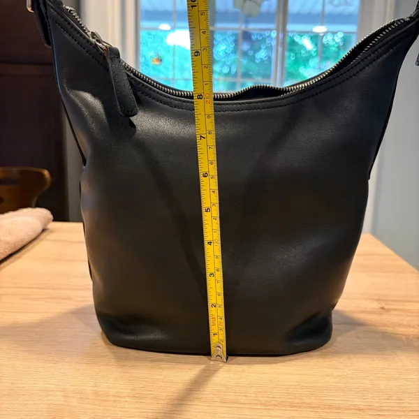 Coach Black‎ Leather Legacy Hobo Shoulder Bag Handbag 9823 Shoulder Bag - Image 6