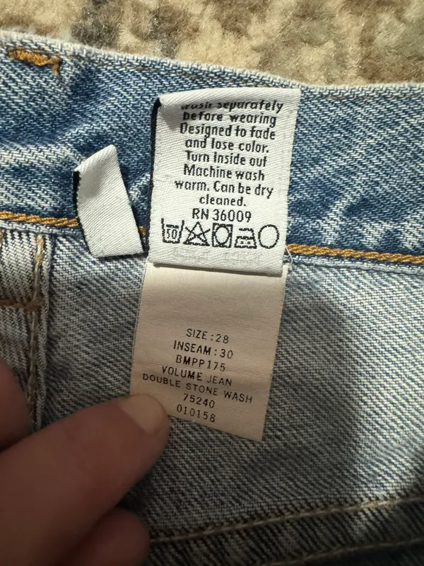Calvin Klein Vintage light wash jeans - Image 3