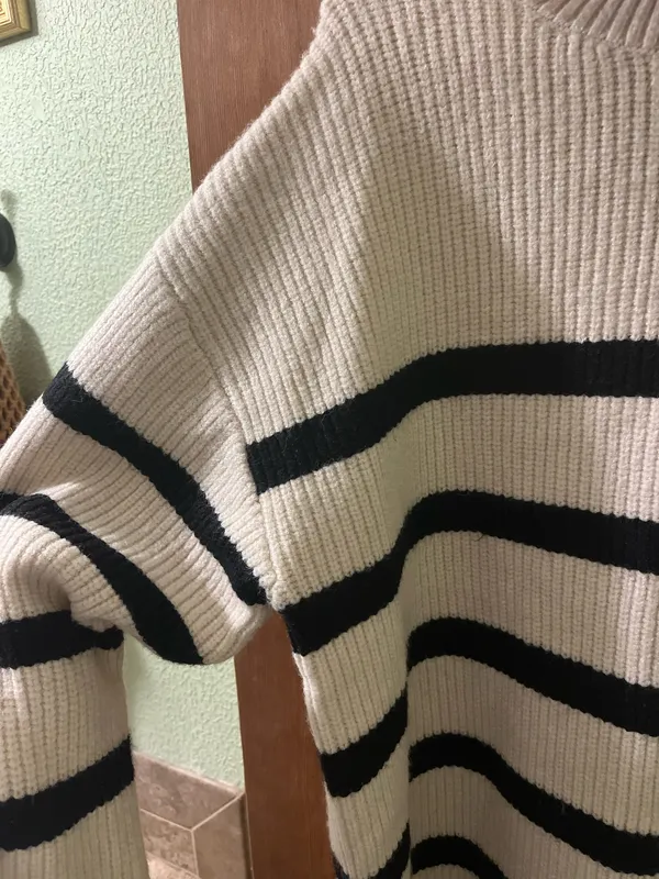 ZARA Chunk Striped Sweater - Image 2