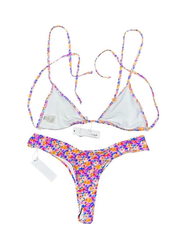 Bright Swimwear NWT Women’s Size M Night Floral Bali Bottom Melody Top Bikini - Image 6