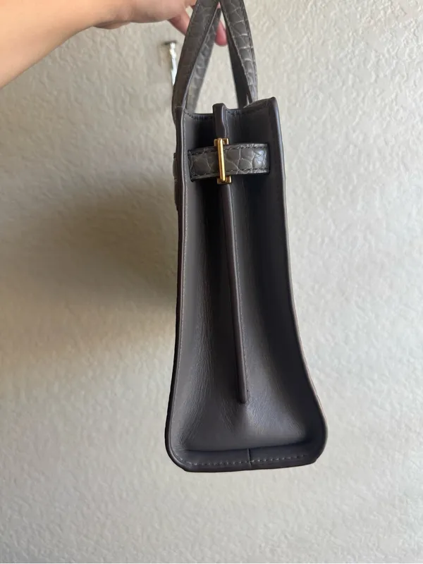 Tory Burch Walker Small Croc Embossed Satchel - Image 6
