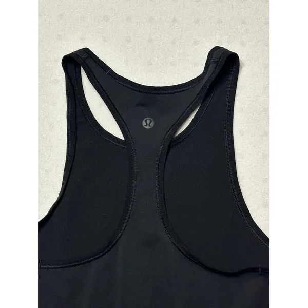 Lululemon Black Seamless Racerback Tank Top Size XS - Image 3