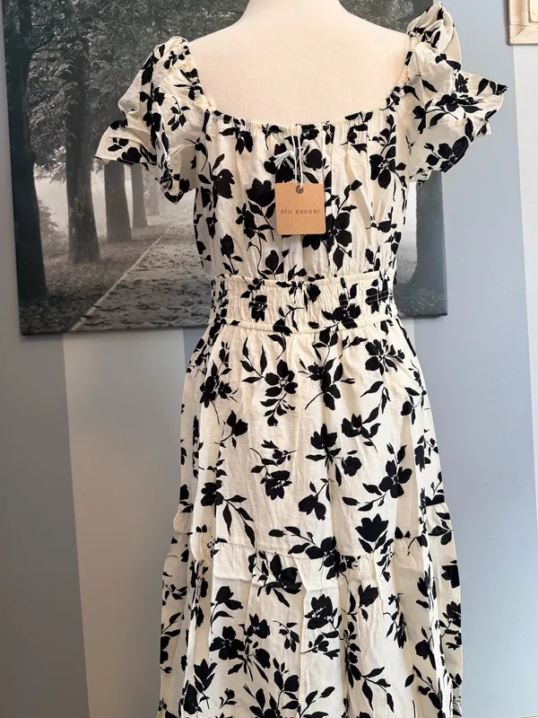 Blu Pepper Dress Floral Maxi - Image 4