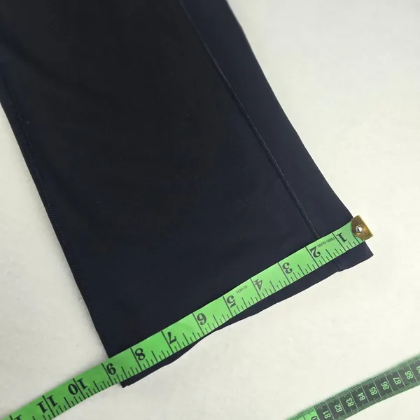 Alo Yoga Y2K Crop Wide Leg Pants Activewear Blue Print‎ Black Size Medium - Image 8
