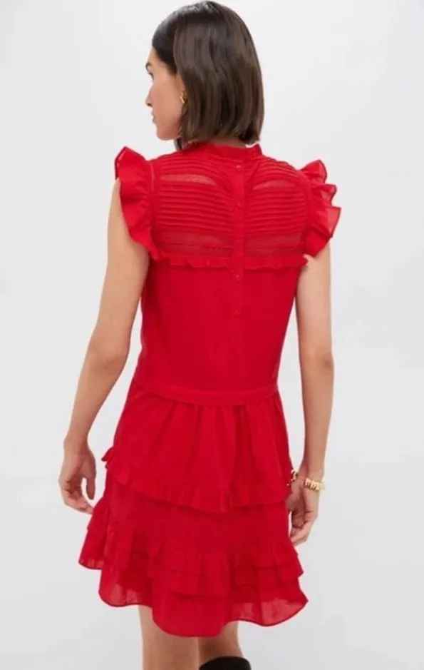 Pomander Tuckernuck Place Cecelia Red Lace Dress - Image 2