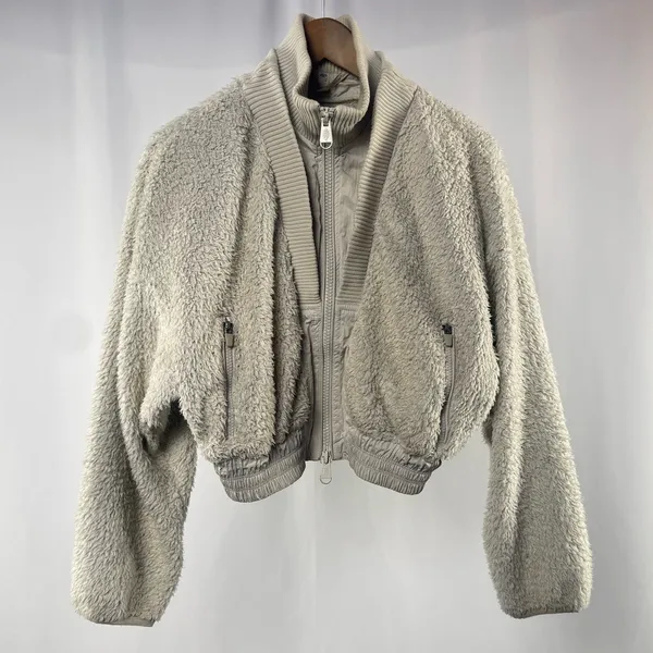 Free People Movement Gear Up Sherpa‎ Jacket in Natural Size Extra Small - Image 2