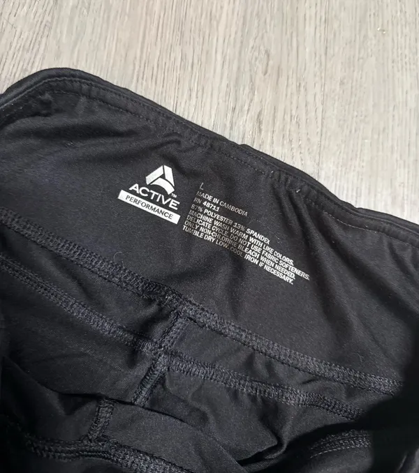 Active performance pants Black Size L - Image 4