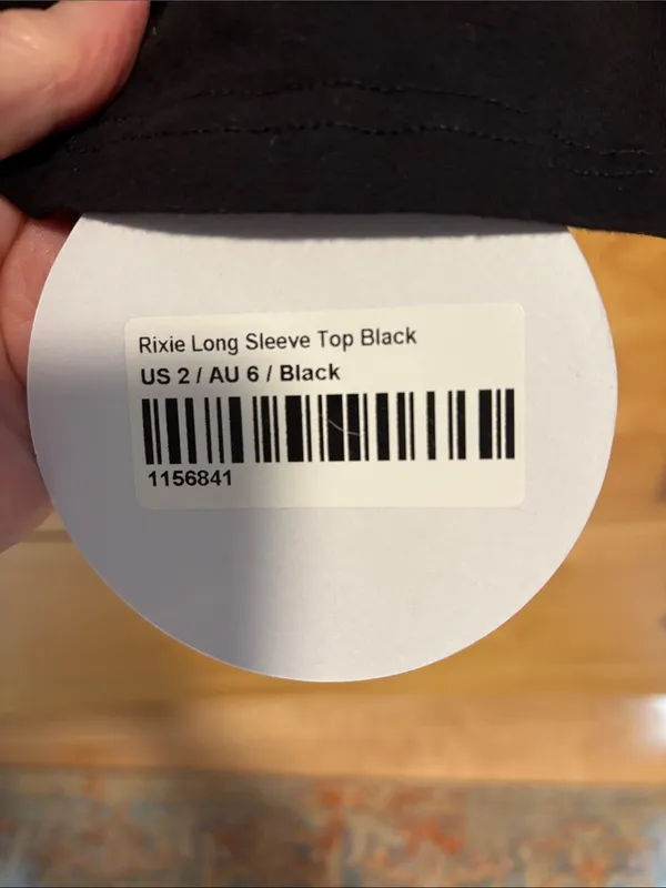 Princess Polly Rixie Long -Sleeve Black  Top - Image 5