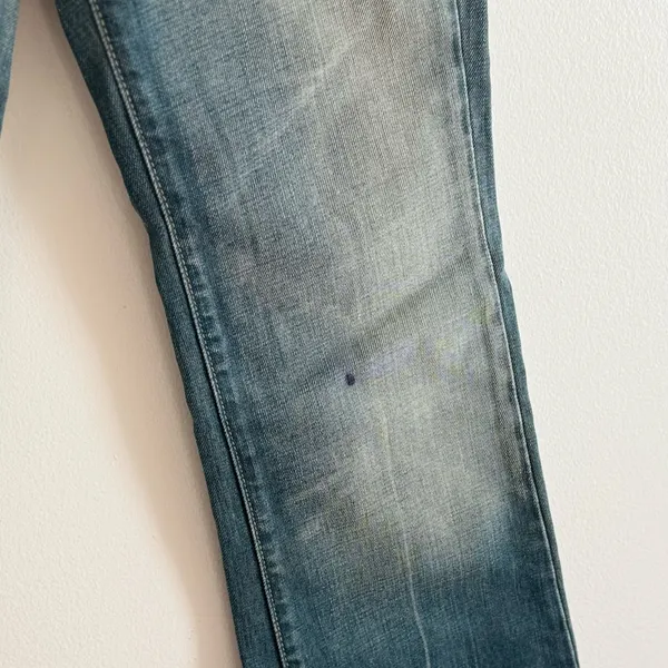 7 For All Mankind Blue Flare Jeans - Image 2