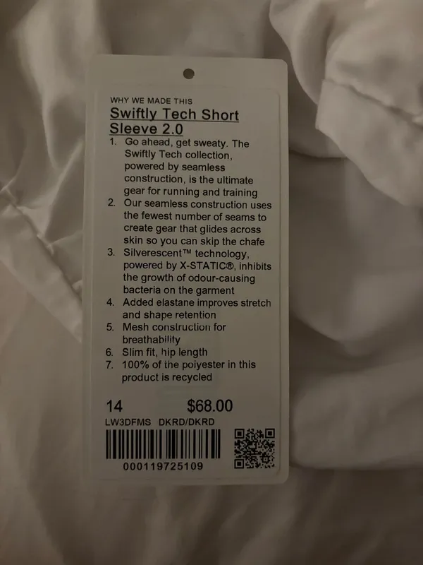 Red Lululemon Swiftly Tech 2.0 - Image 5
